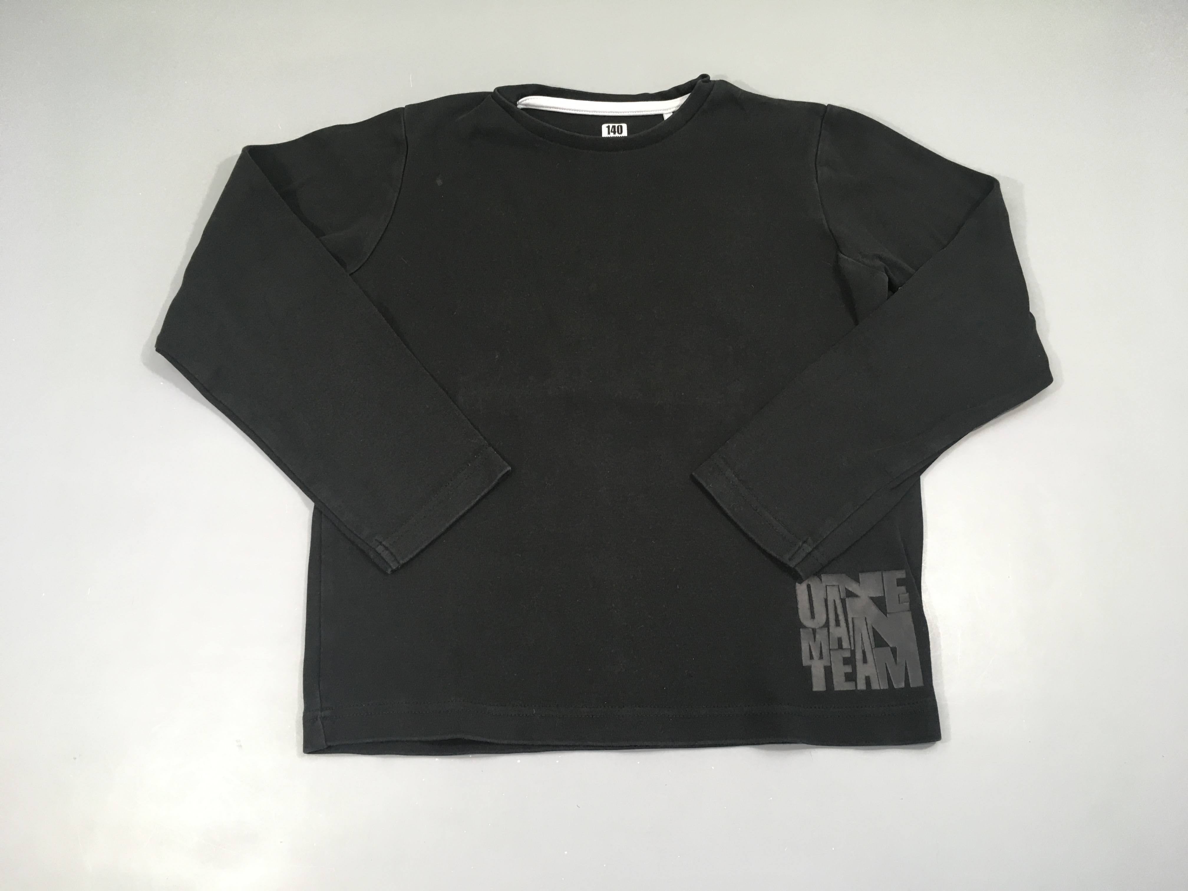 T-shirt m.l épais noir