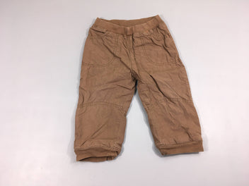 Pantalon brun doublé jersey