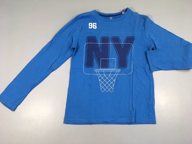 T-shirt m.l bleu NY Petites taches manche G, moins cher chez Petit Kiwi
