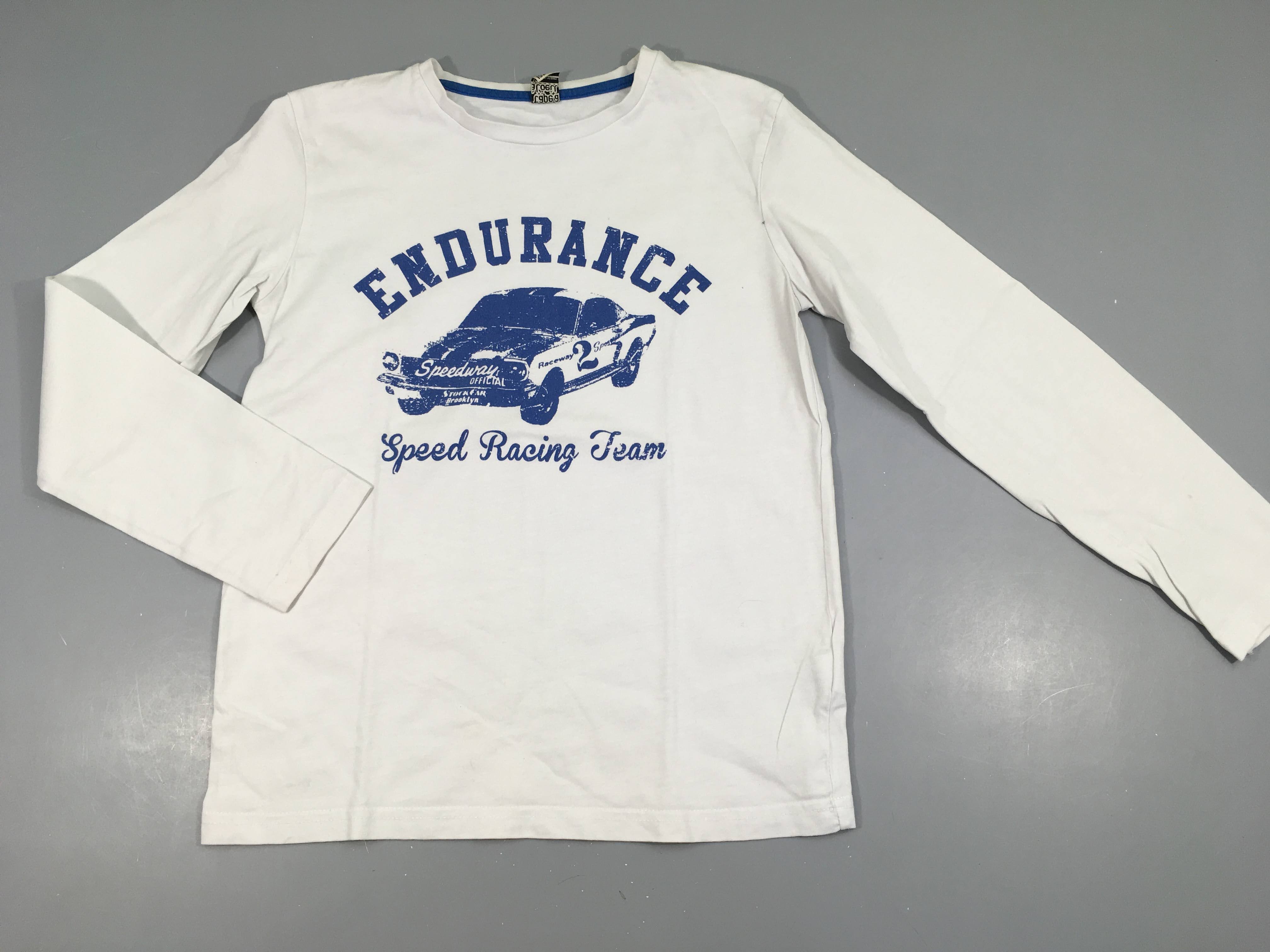 T-shirt m.l blanc Endurance