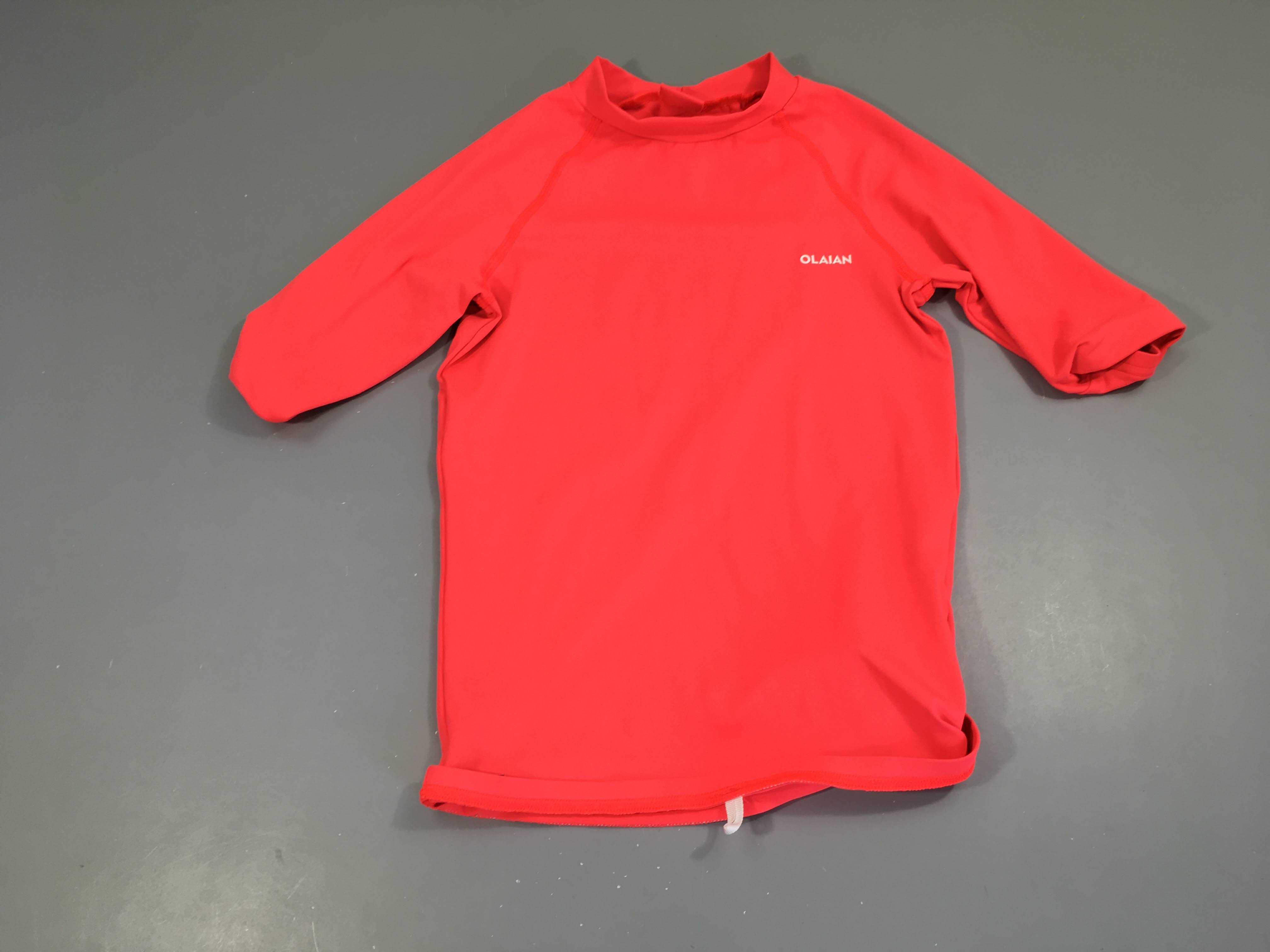 T-shirt m.c orange flash Anti-Uv Olaian