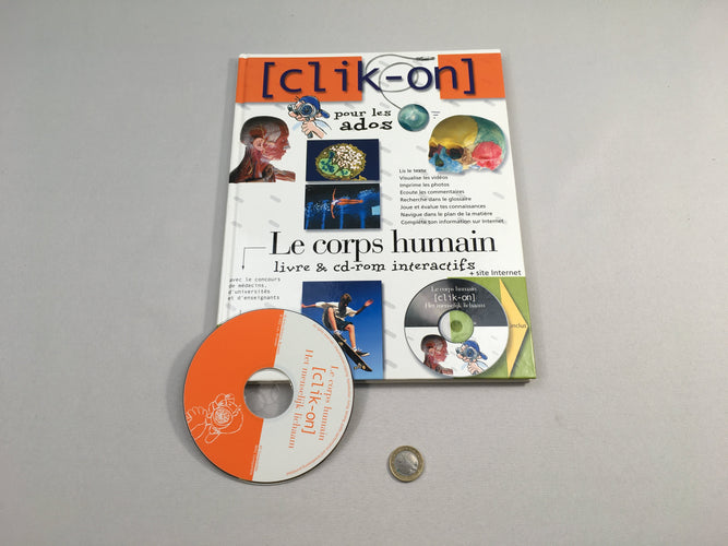 Clik-On Pour les Ados-Le corps Humain (+CD), moins cher chez Petit Kiwi