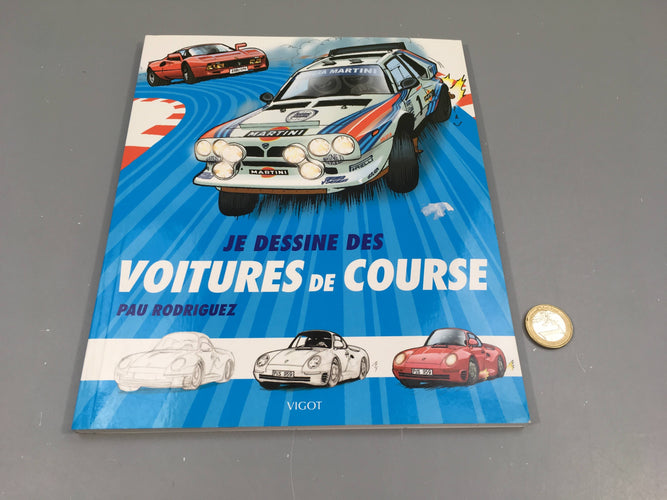 Je dessine des voitures de courses-Vigot, moins cher chez Petit Kiwi