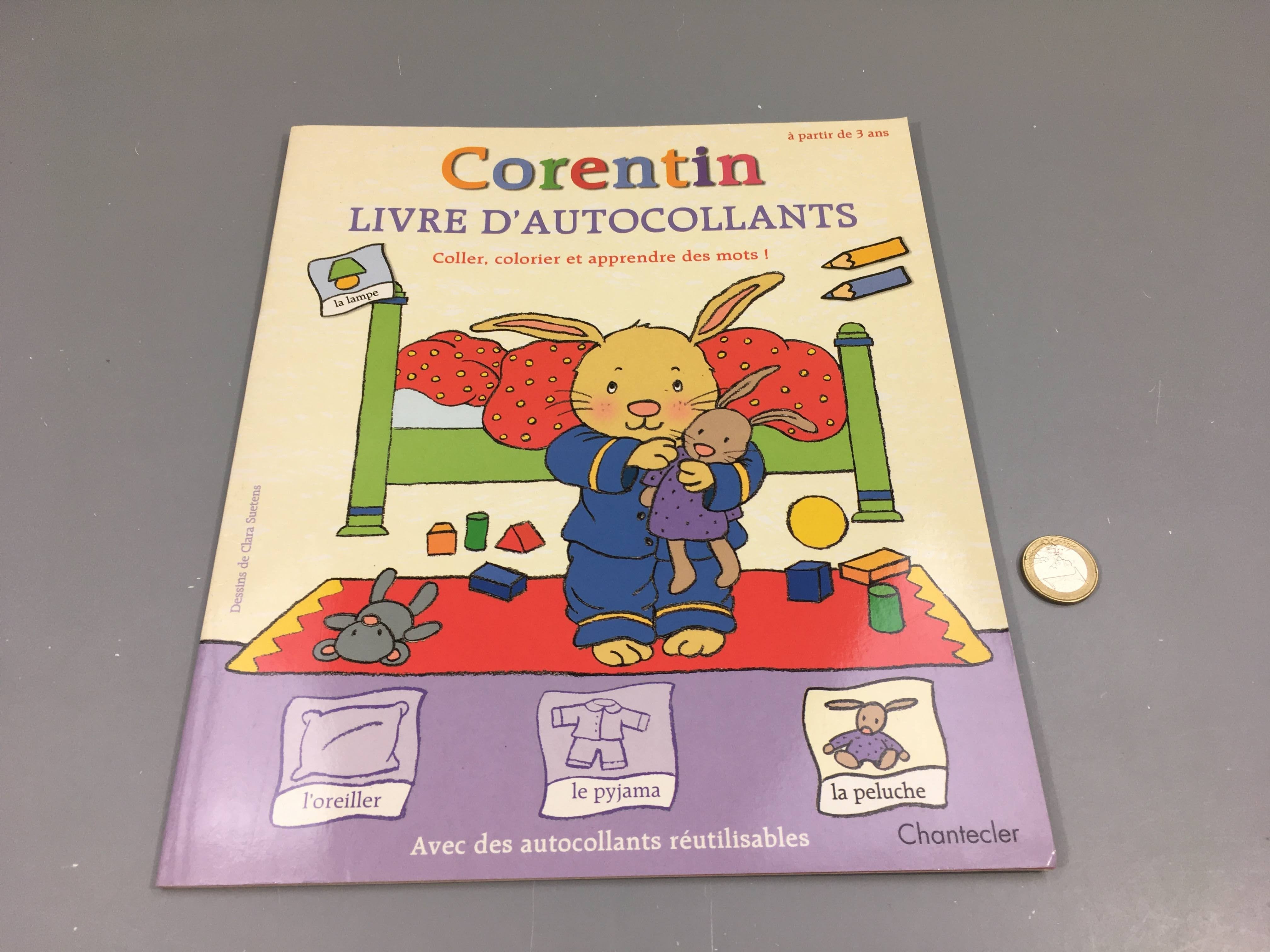 Corentin, livre d'autocollants +3a