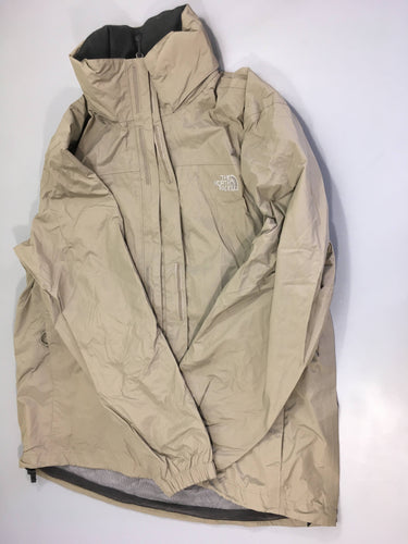 Veste taupe imperméable à capuche The Northface, moins cher chez Petit Kiwi