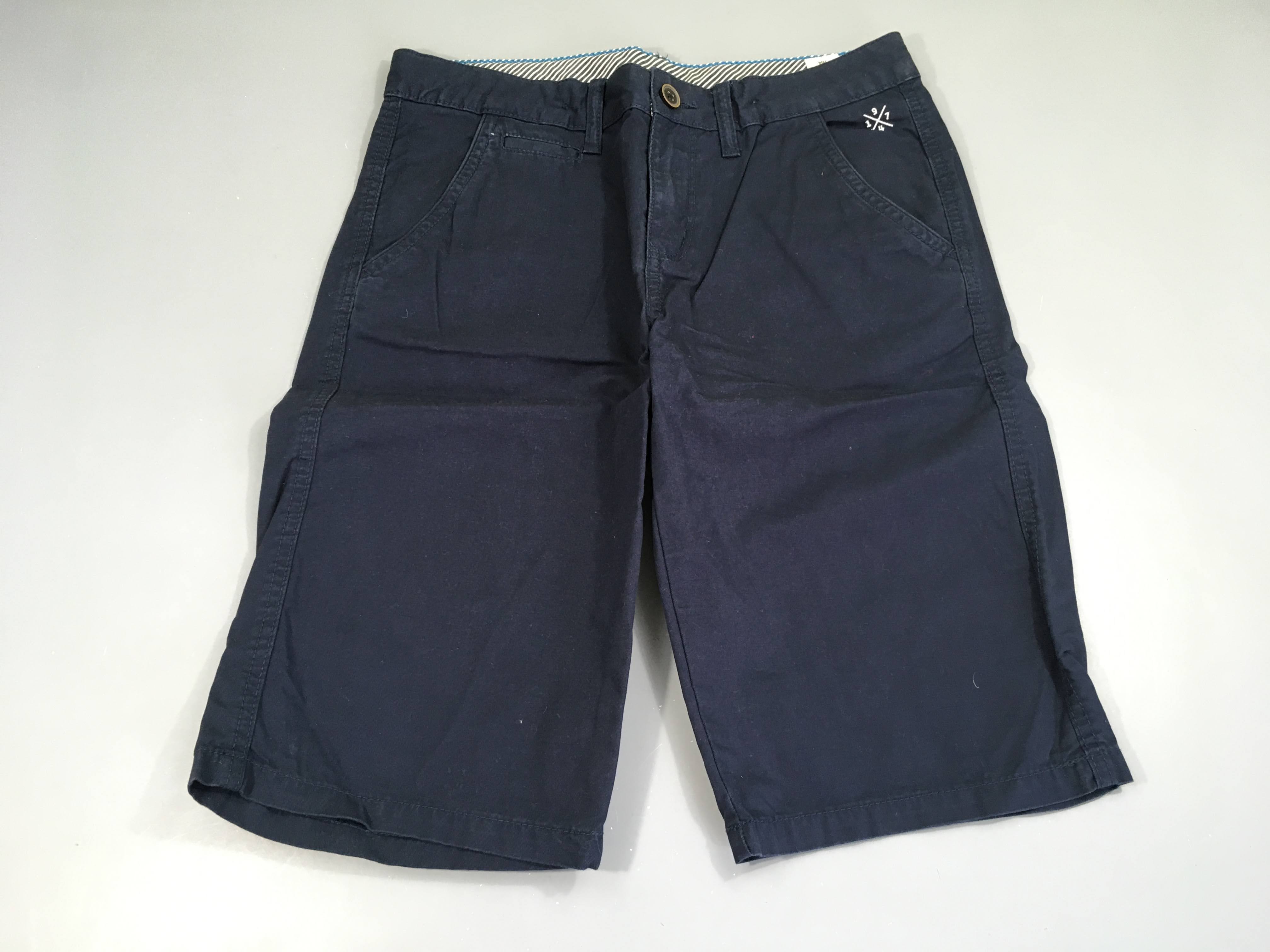 Bermuda chino bleu foncé