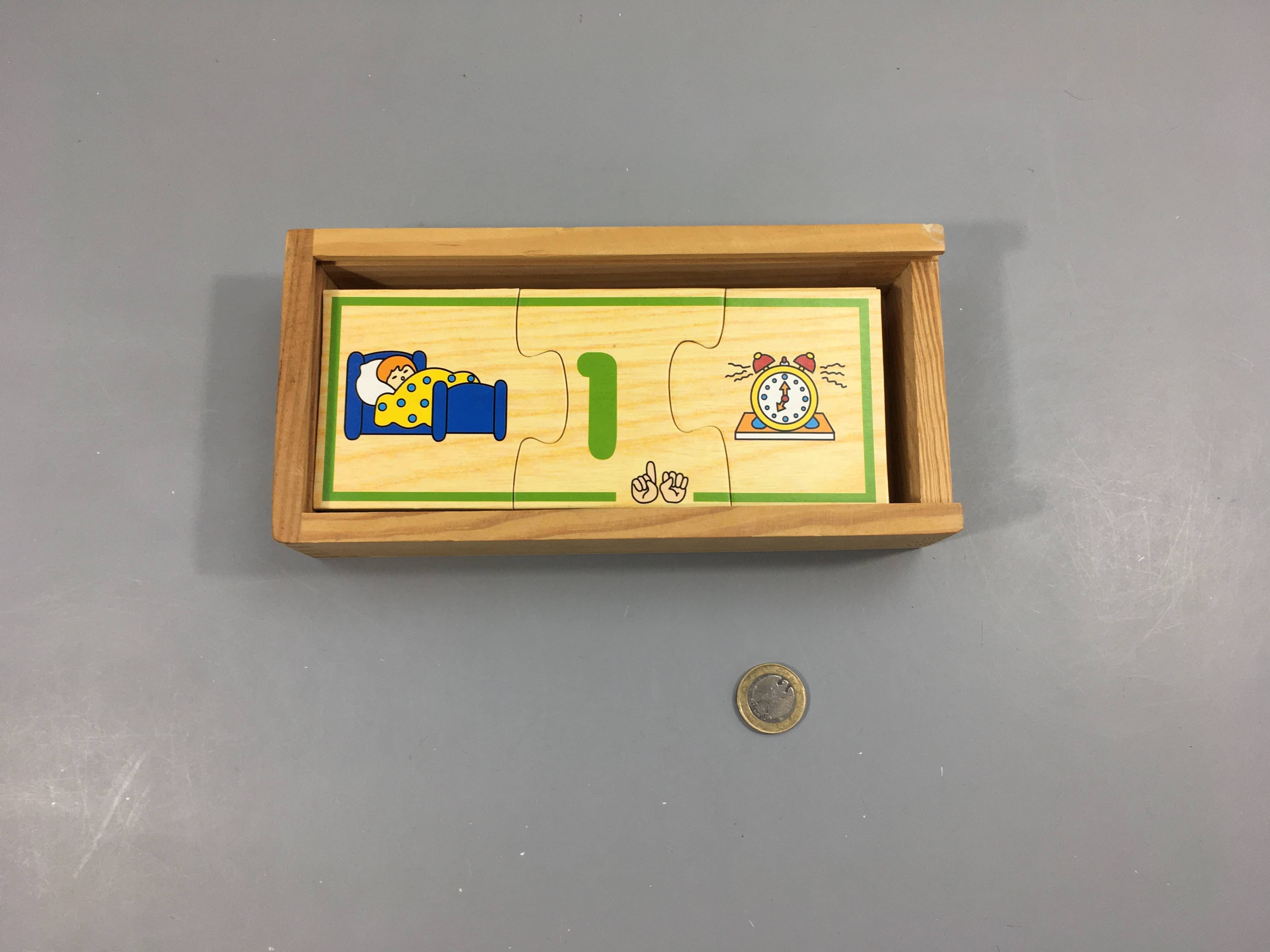 Dominos bois animaux