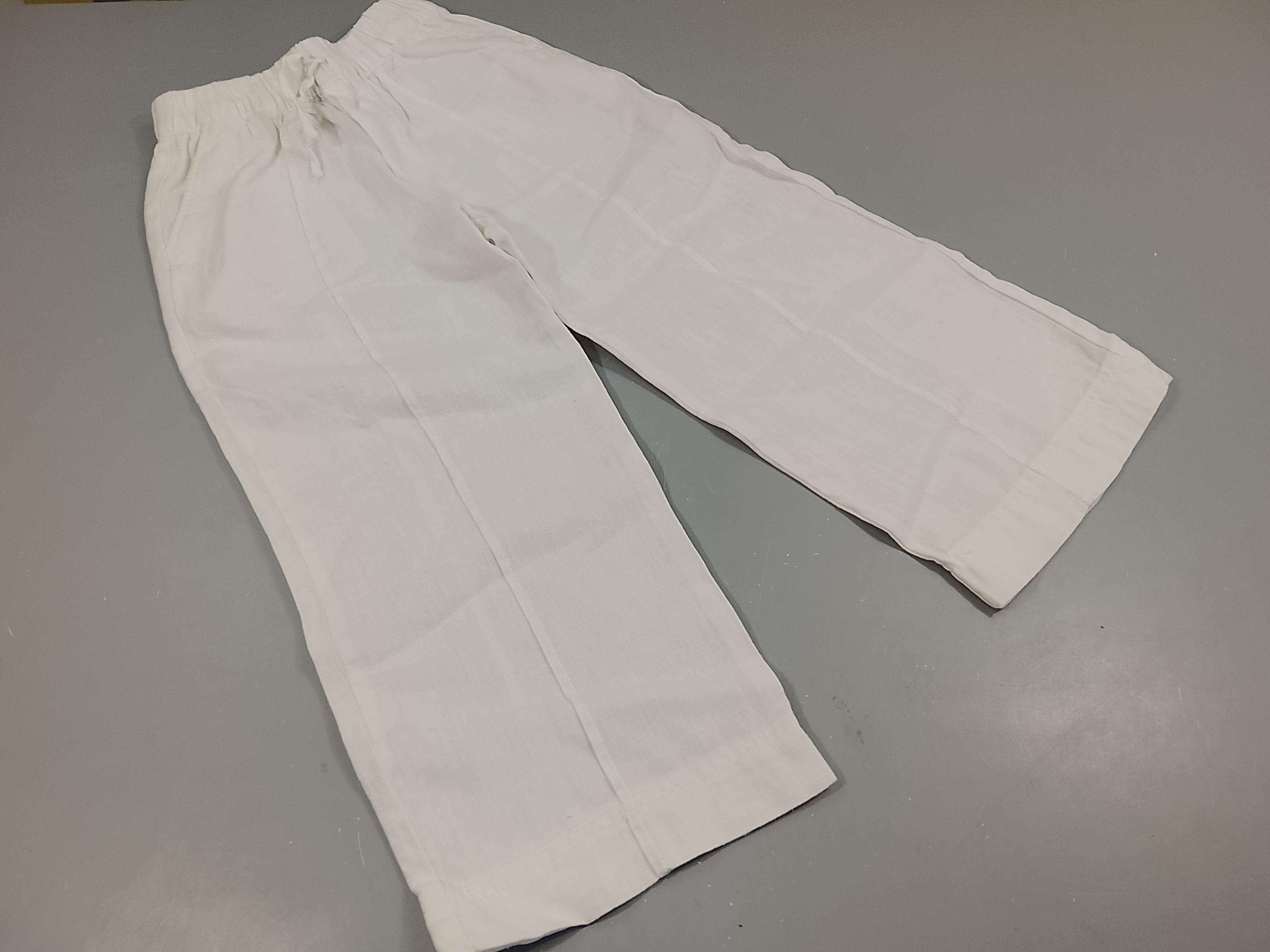 Pantalon lin blanc