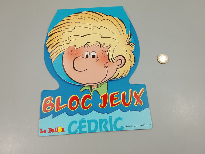 Comme neuf, bloc de jeux Cédric., moins cher chez Petit Kiwi
