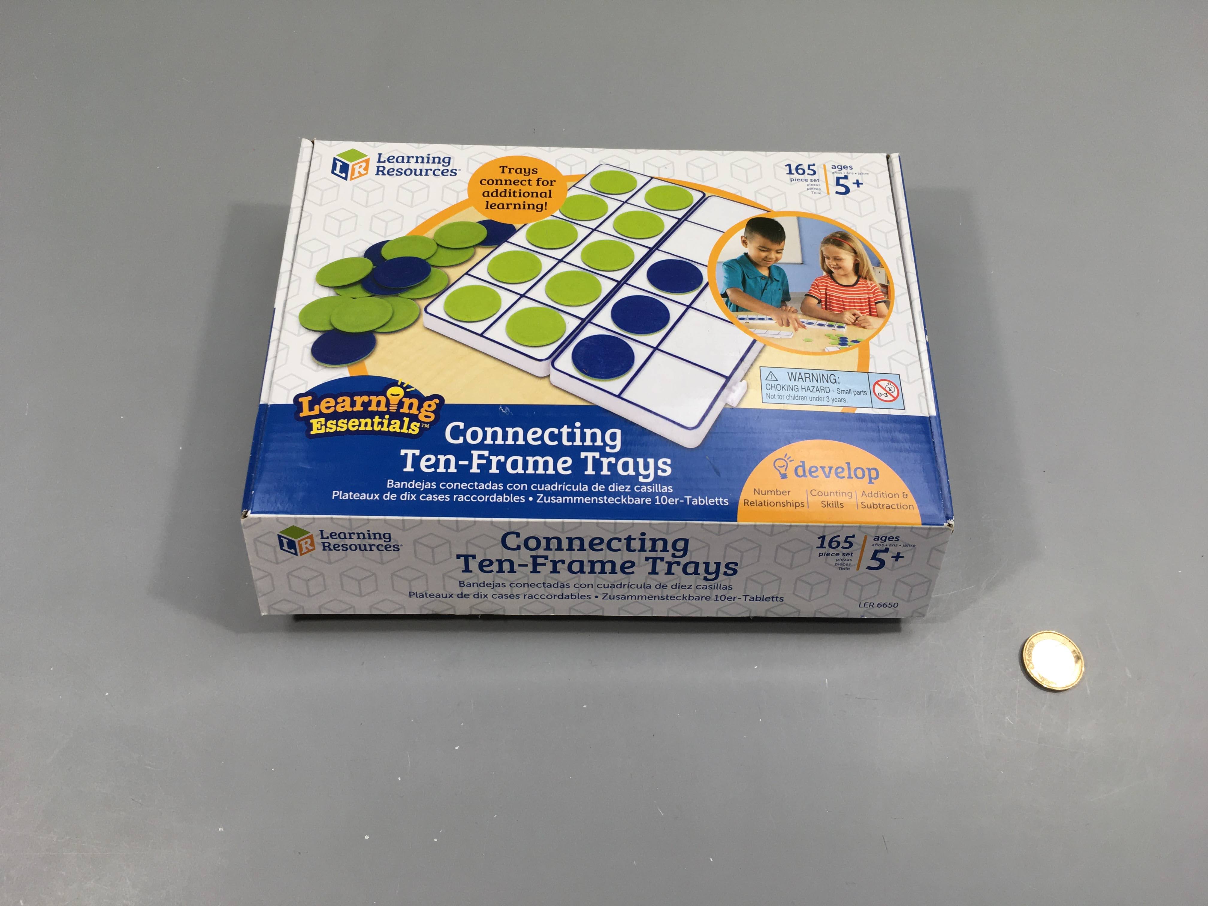 Complet Learning essentials connecting ten-frame trays, 5+