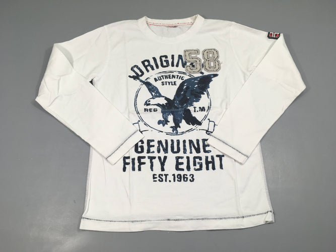 T-shirt m.l blanc Original 58 (taille estimée), moins cher chez Petit Kiwi
