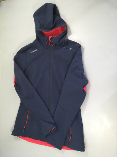 Veste bleue-rose Softchel lTribord à capuche 38, moins cher chez Petit Kiwi