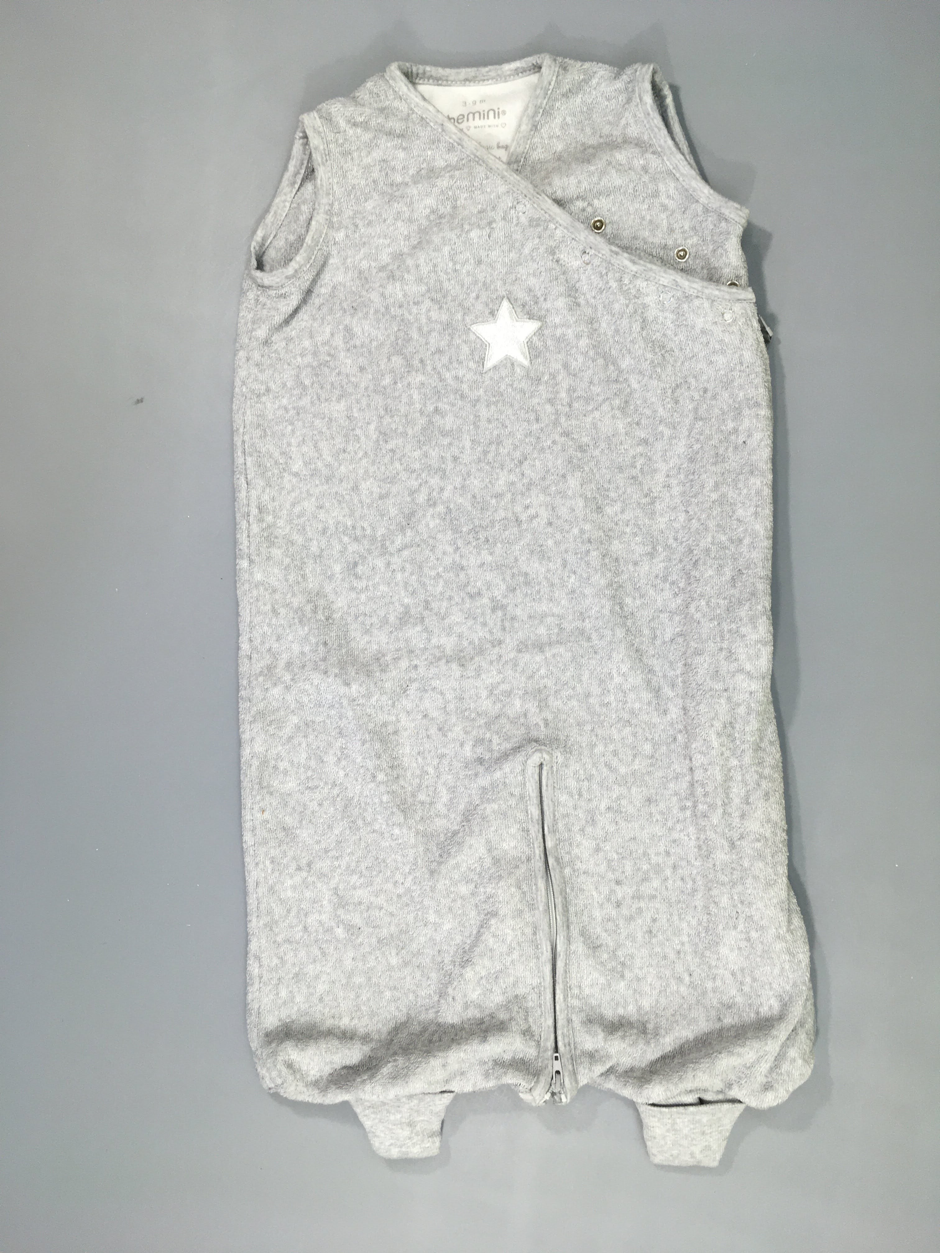 Sac de couchage s.m éponge gris, 3-9m