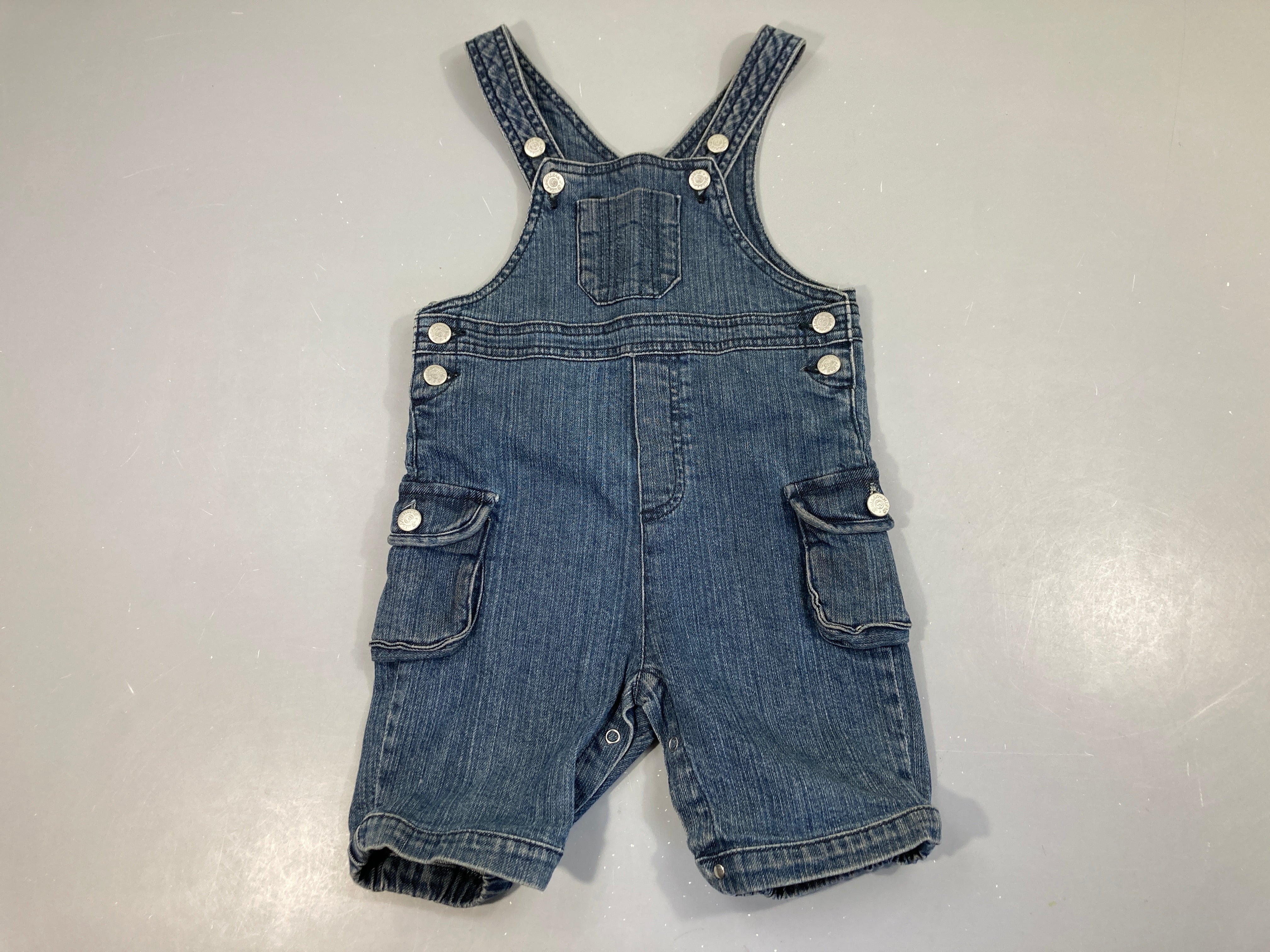 Salopette short en jean