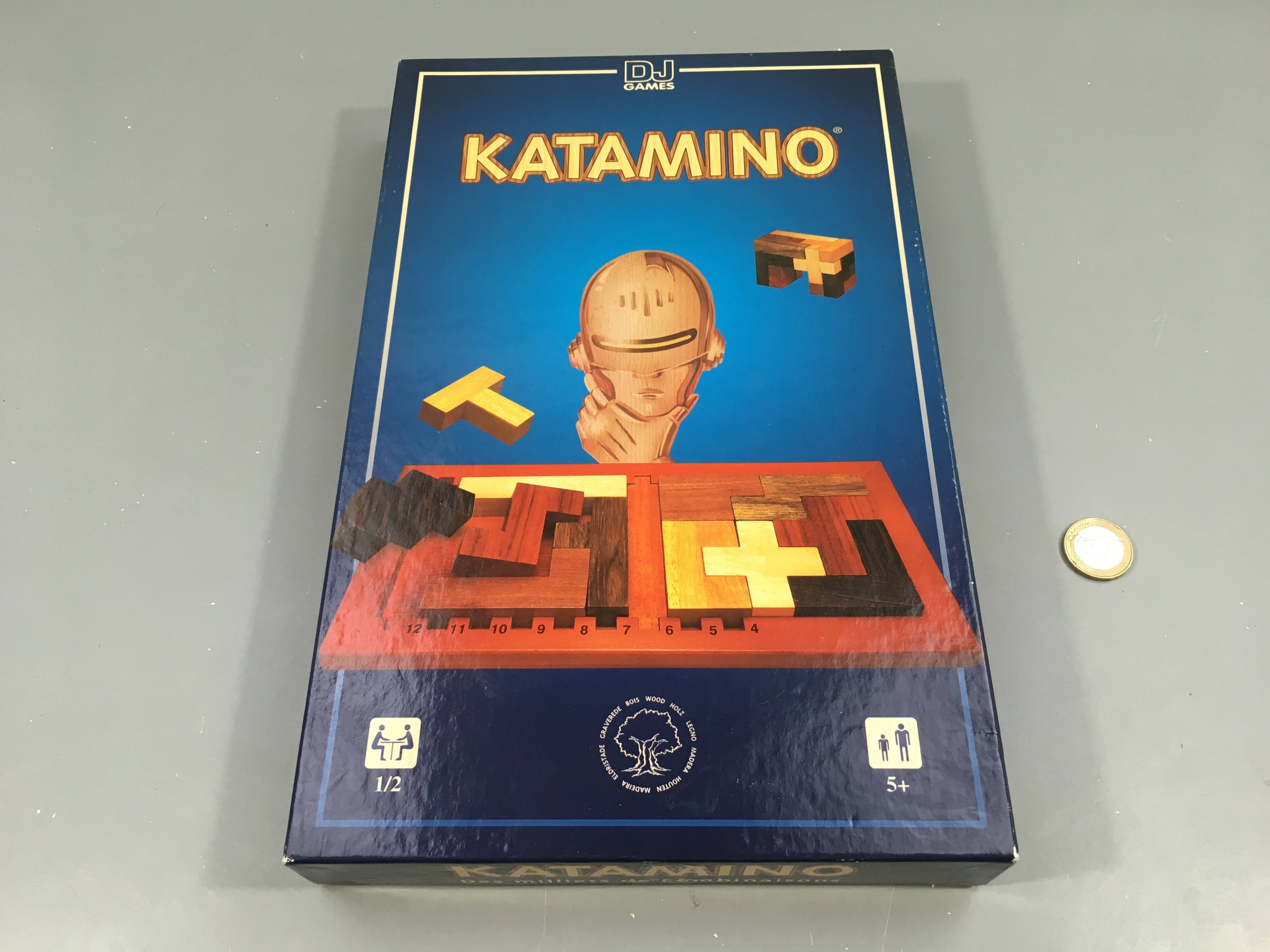 Jamais servi-Katamino, en bois +5a Complet