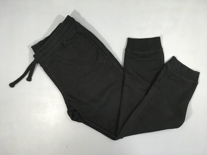 Pantalon training noir taille et chevilles élastiques, moins cher chez Petit Kiwi