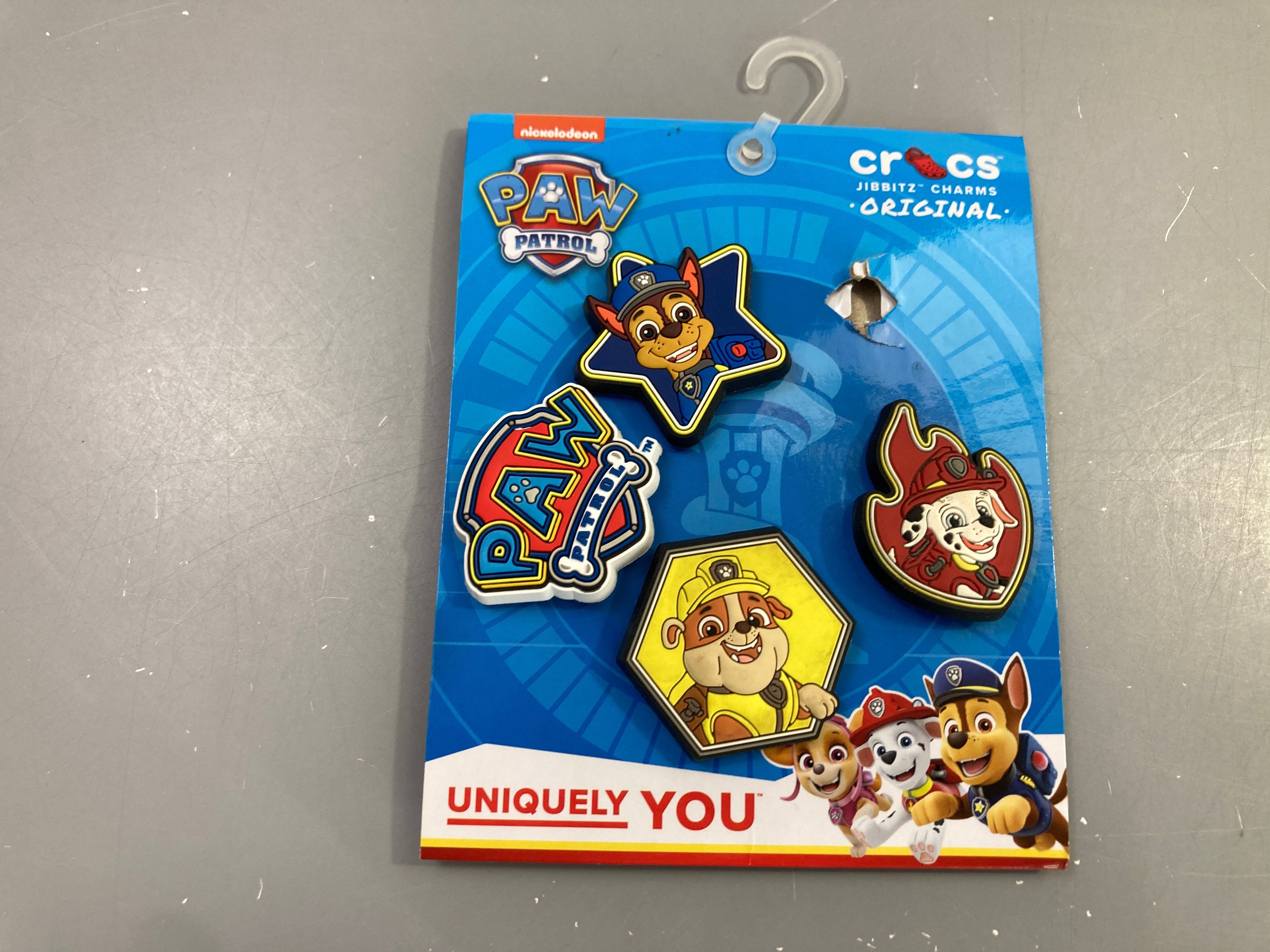 Lot 4 charms Jibbitz Paw Patrol