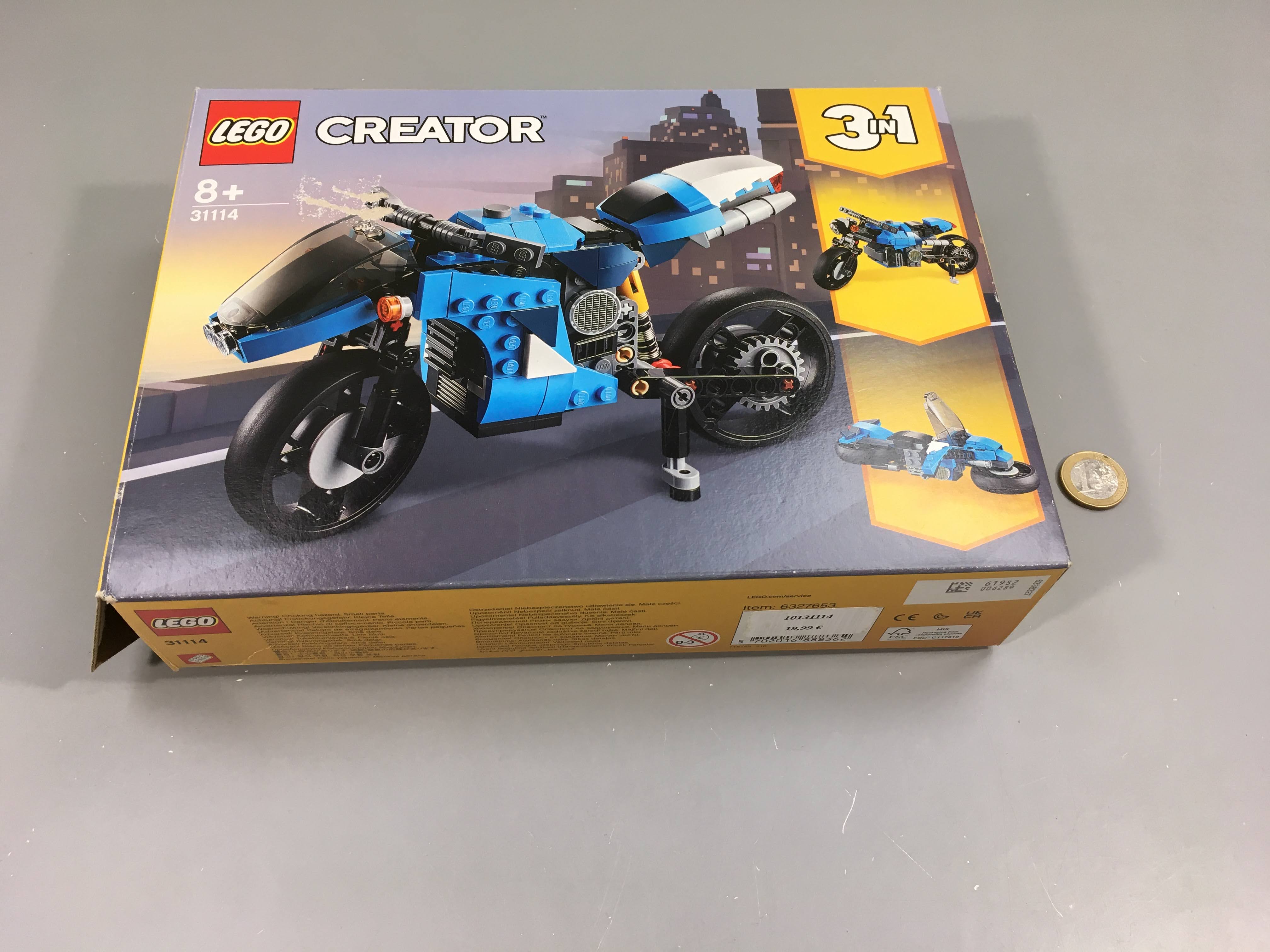 La super moto 31114 | Creator 3-en-1, +8a