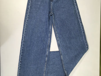 Jeans annemay wide leg effet effiloché