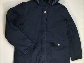 Veste à capuche bleu marine