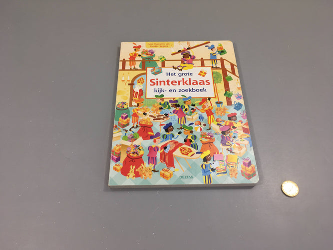Het grote Sinterklaas, kijk en zoekboek St Nicolas, moins cher chez Petit Kiwi