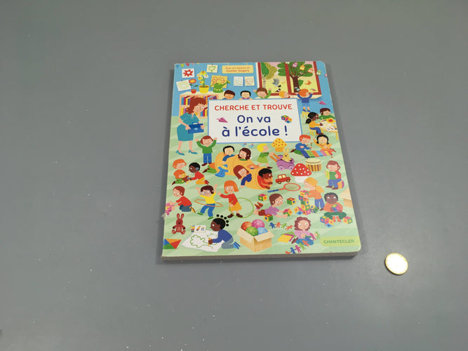 On va à l'école! cherche et trouve, moins cher chez Petit Kiwi