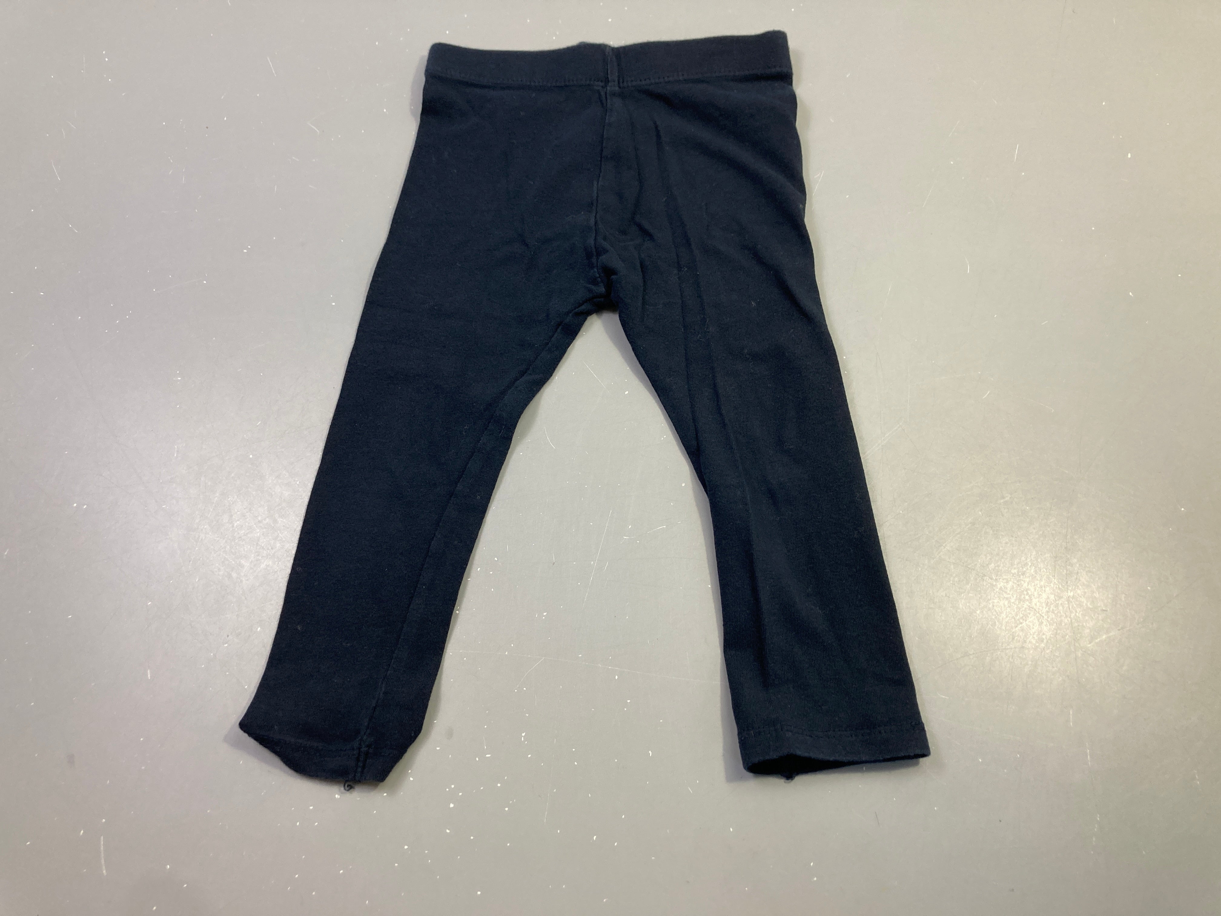 Legging bleu marine uni