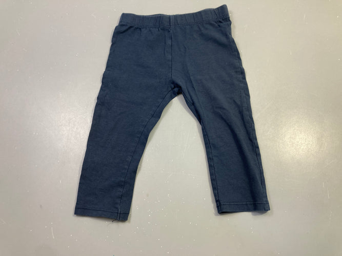 Legging court bleu marine uni, moins cher chez Petit Kiwi