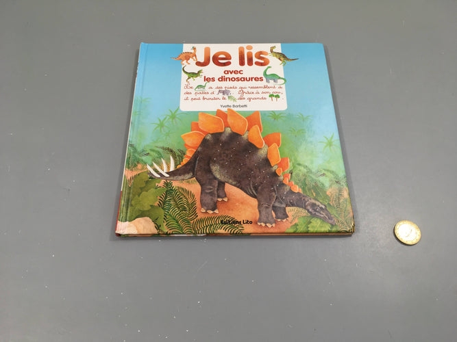 Je lis avec les dinosaures, moins cher chez Petit Kiwi