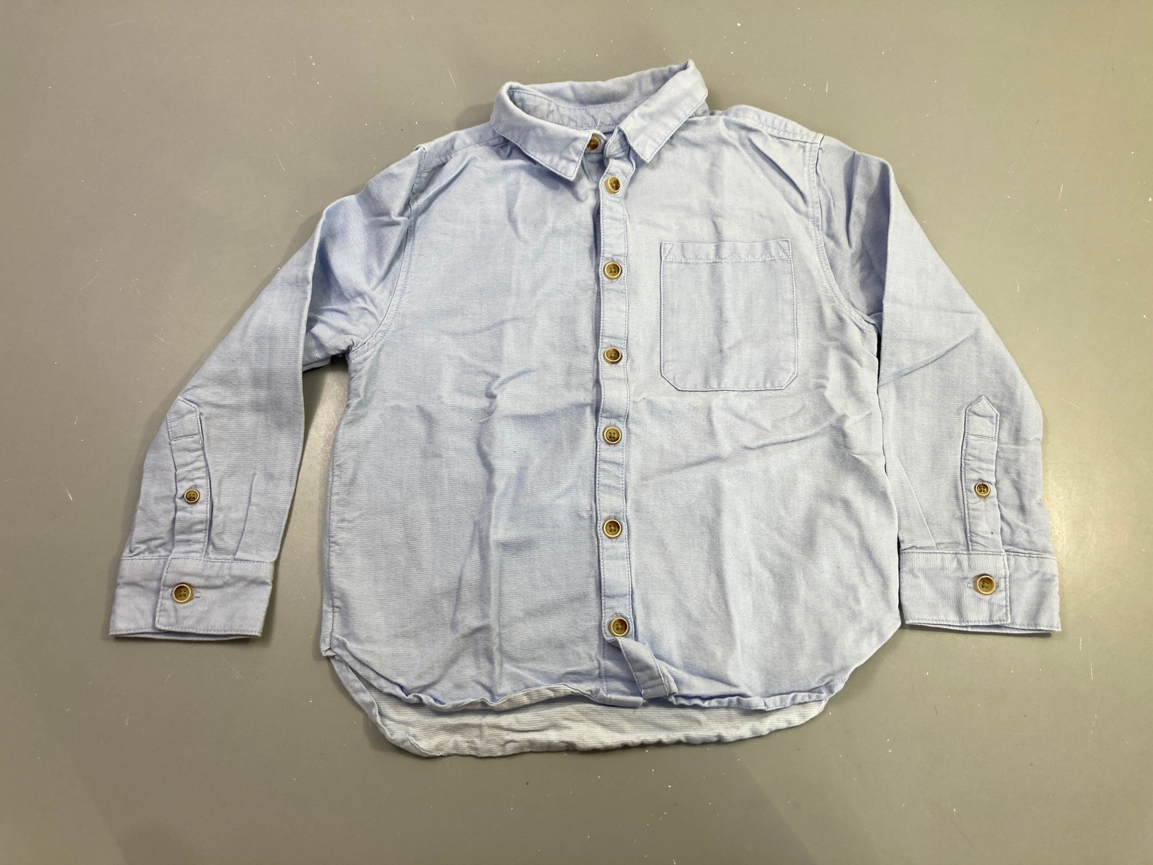 Chemise m.l bleu clair