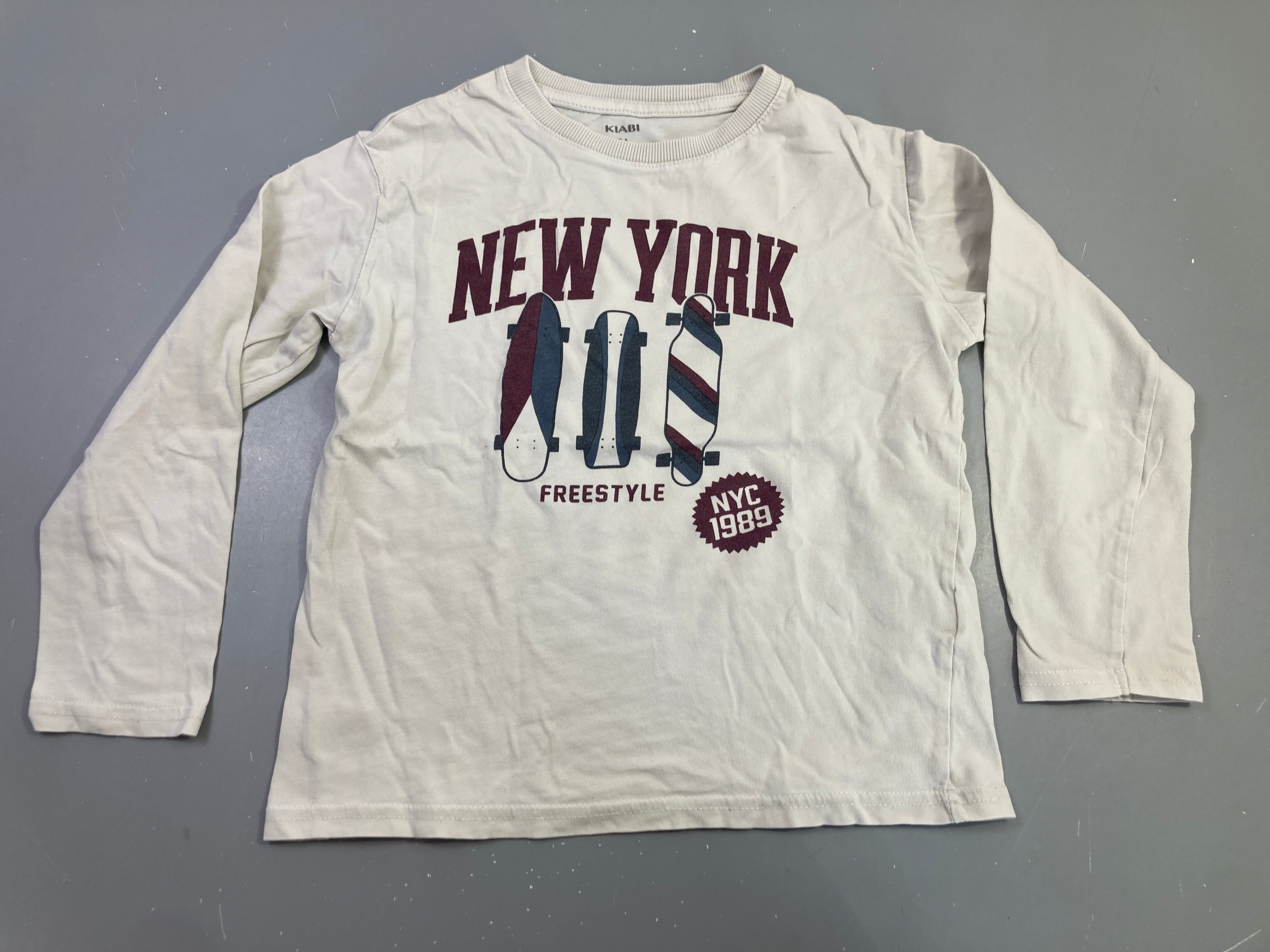 T-shirt m.l beige New York skate