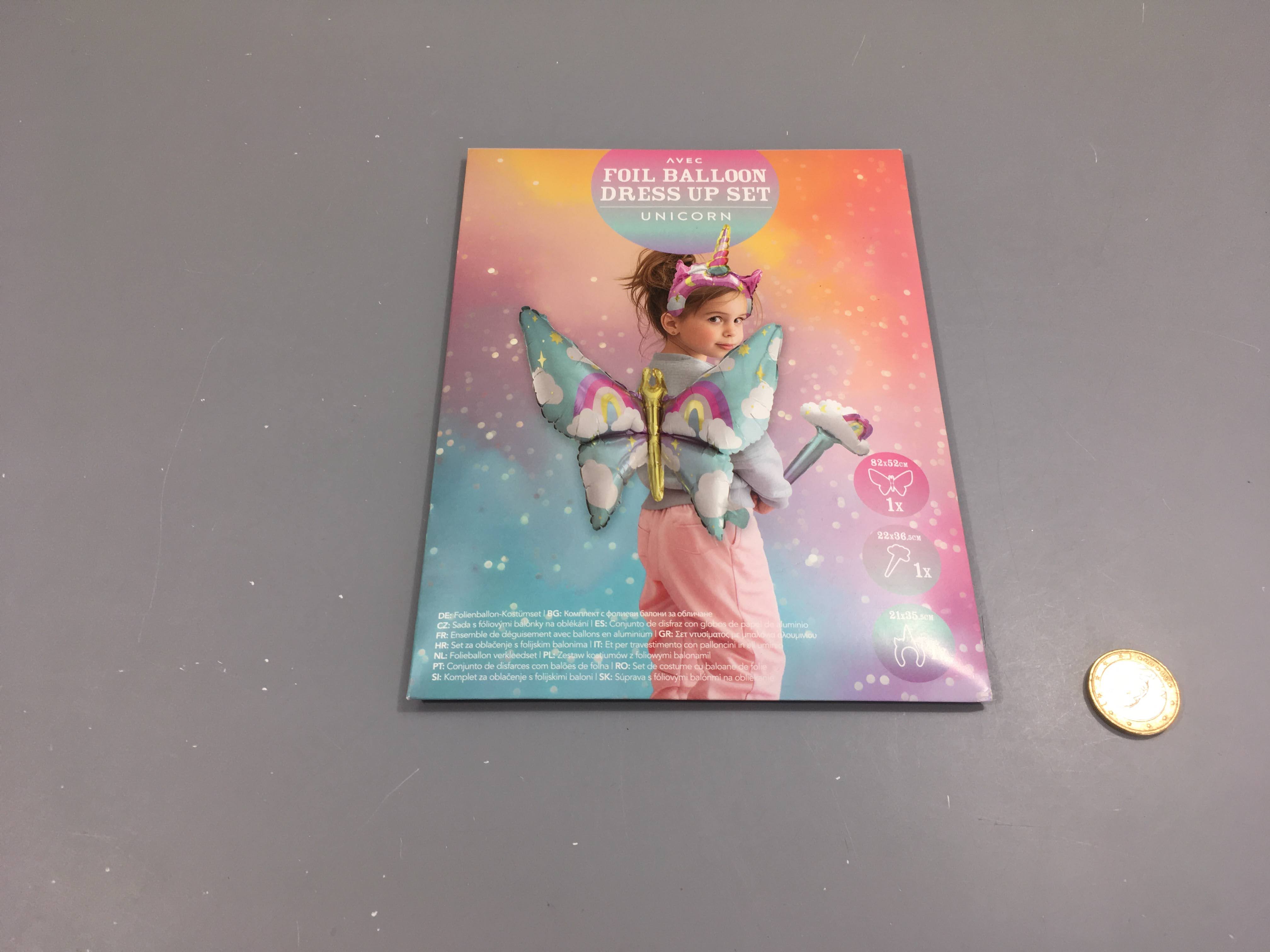 Neuf-Licorne, Foil balloon dress up set