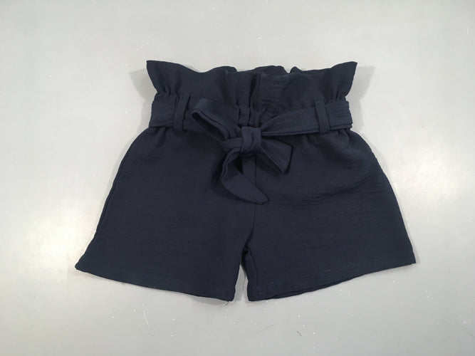 Short bleu foncé noeud, moins cher chez Petit Kiwi