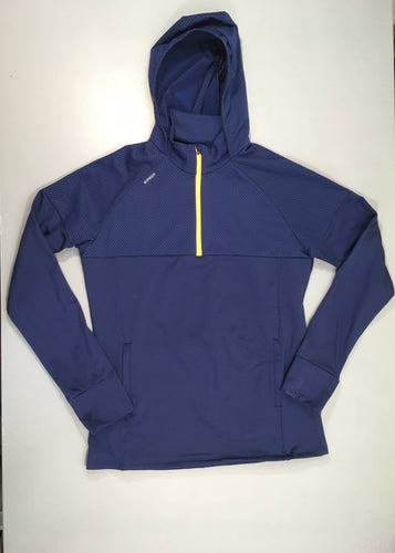 Survêtement de sport bleu foncé Kiprun tirette orange, moins cher chez Petit Kiwi