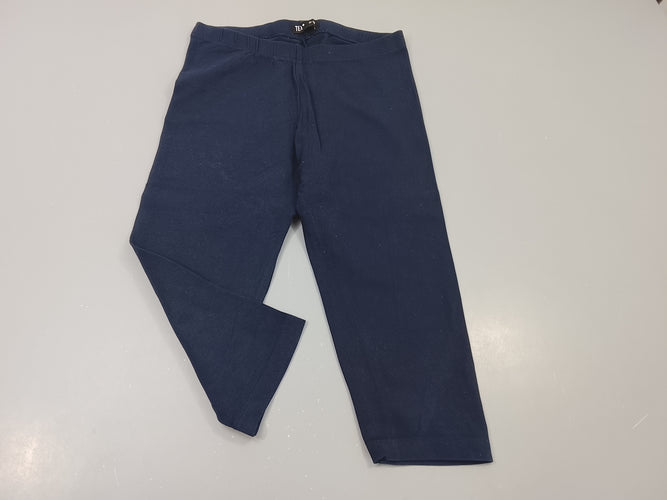 Legging 3/4 bleu marine, moins cher chez Petit Kiwi