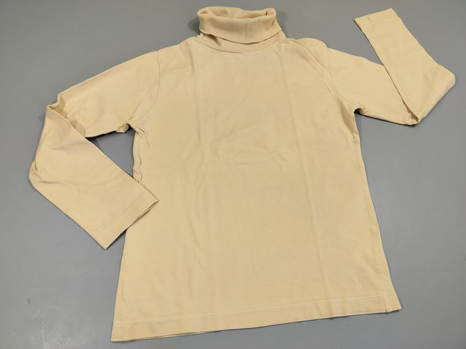 T-shirt m.l col roulé beige, moins cher chez Petit Kiwi