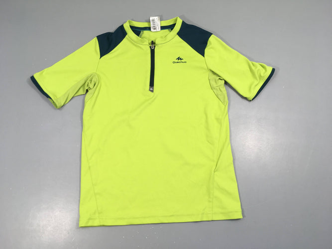 T-shirt m.c de sport vert anis, moins cher chez Petit Kiwi