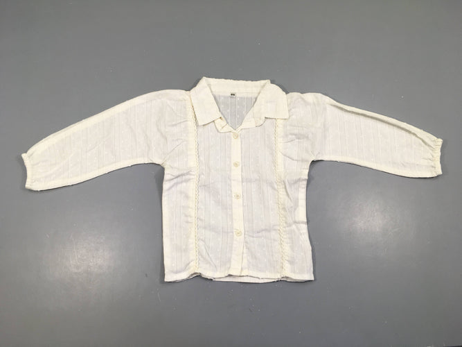 Chemisiser ml écru texturé, moins cher chez Petit Kiwi