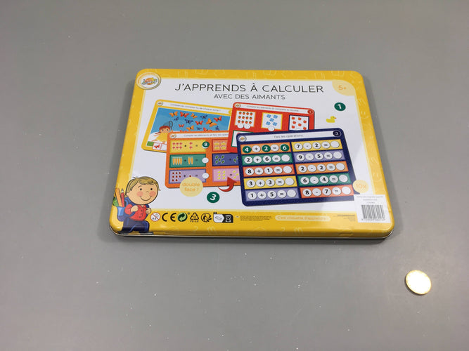 J'apprends à calculer avec des aimants - complet, moins cher chez Petit Kiwi