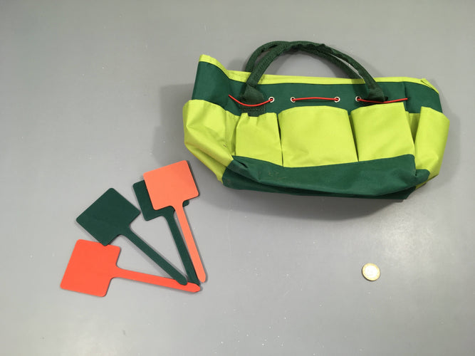 Sac de jardinage avec accessoires, moins cher chez Petit Kiwi