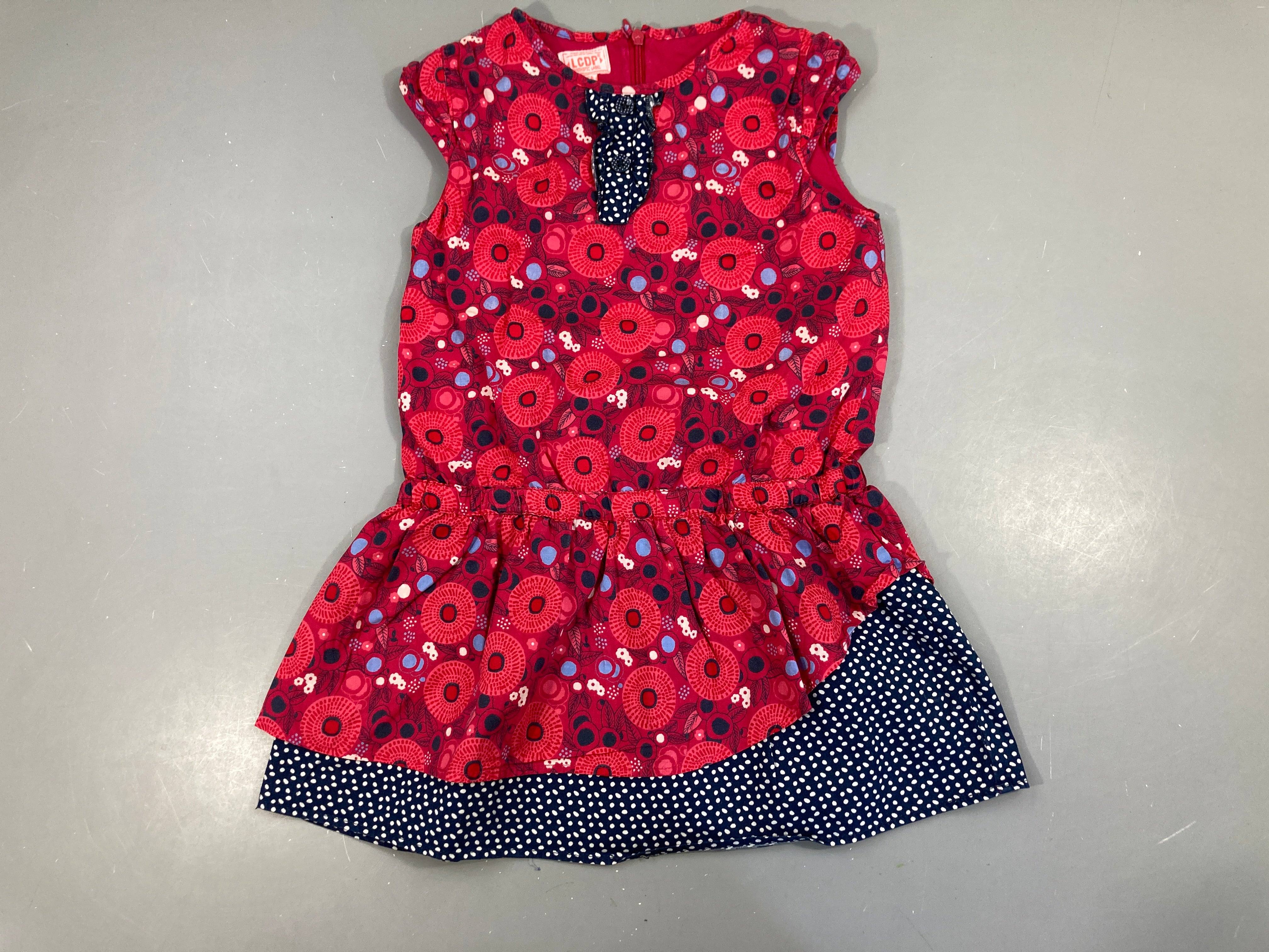 Robe m.c fuchsia cercles