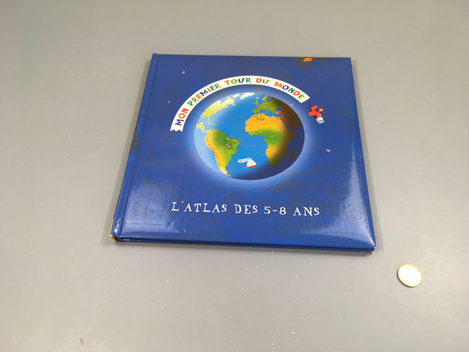 L'atlas des 5-8 ans, Mon premier tour du monde, moins cher chez Petit Kiwi