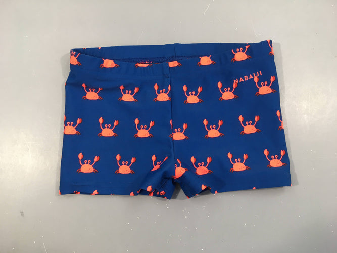 Maillot Boxer bleu foncé Crabes corails Taille estimée, moins cher chez Petit Kiwi