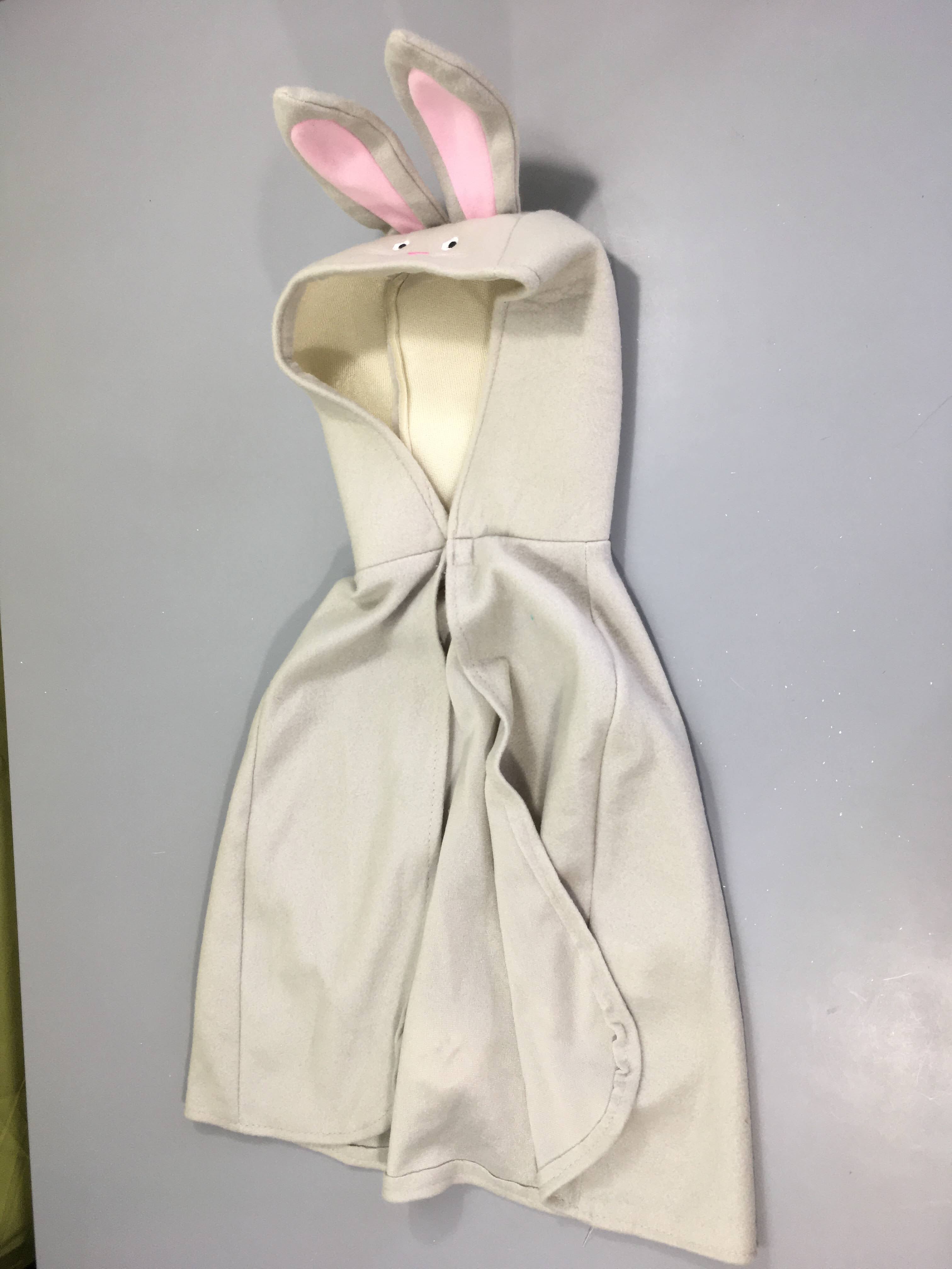 Déguisement cape de lapin