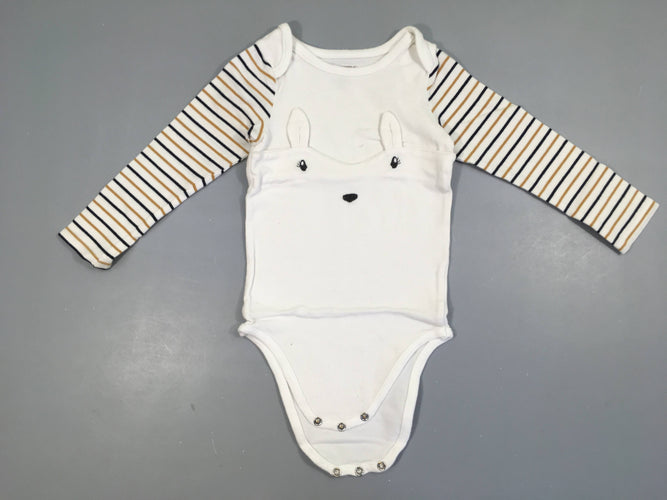 Body m.l animal Bouloché, moins cher chez Petit Kiwi