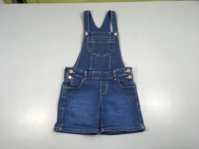 Salopette short en jean, moins cher chez Petit Kiwi