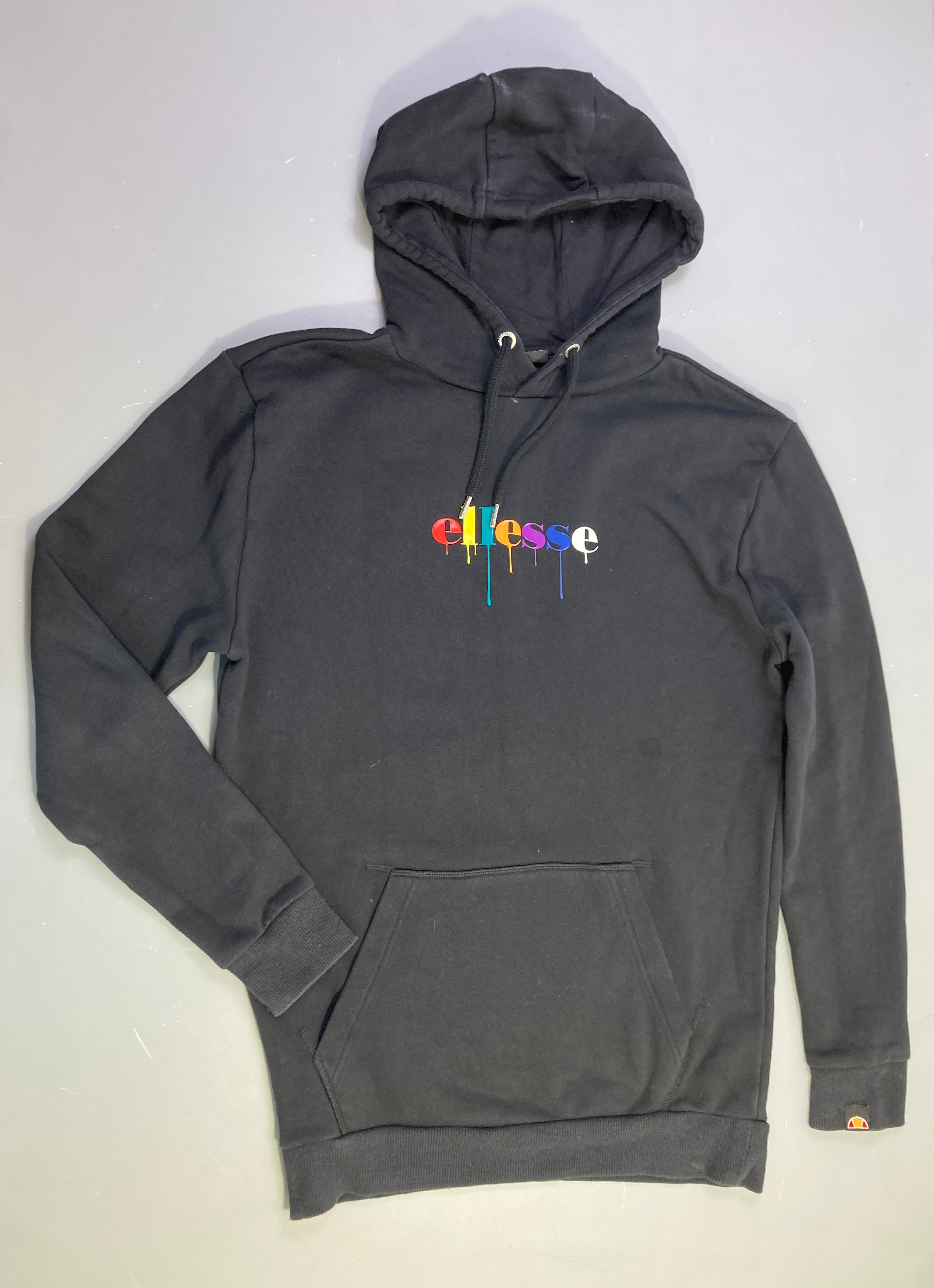 Sweat à capuche noir Ellesse 