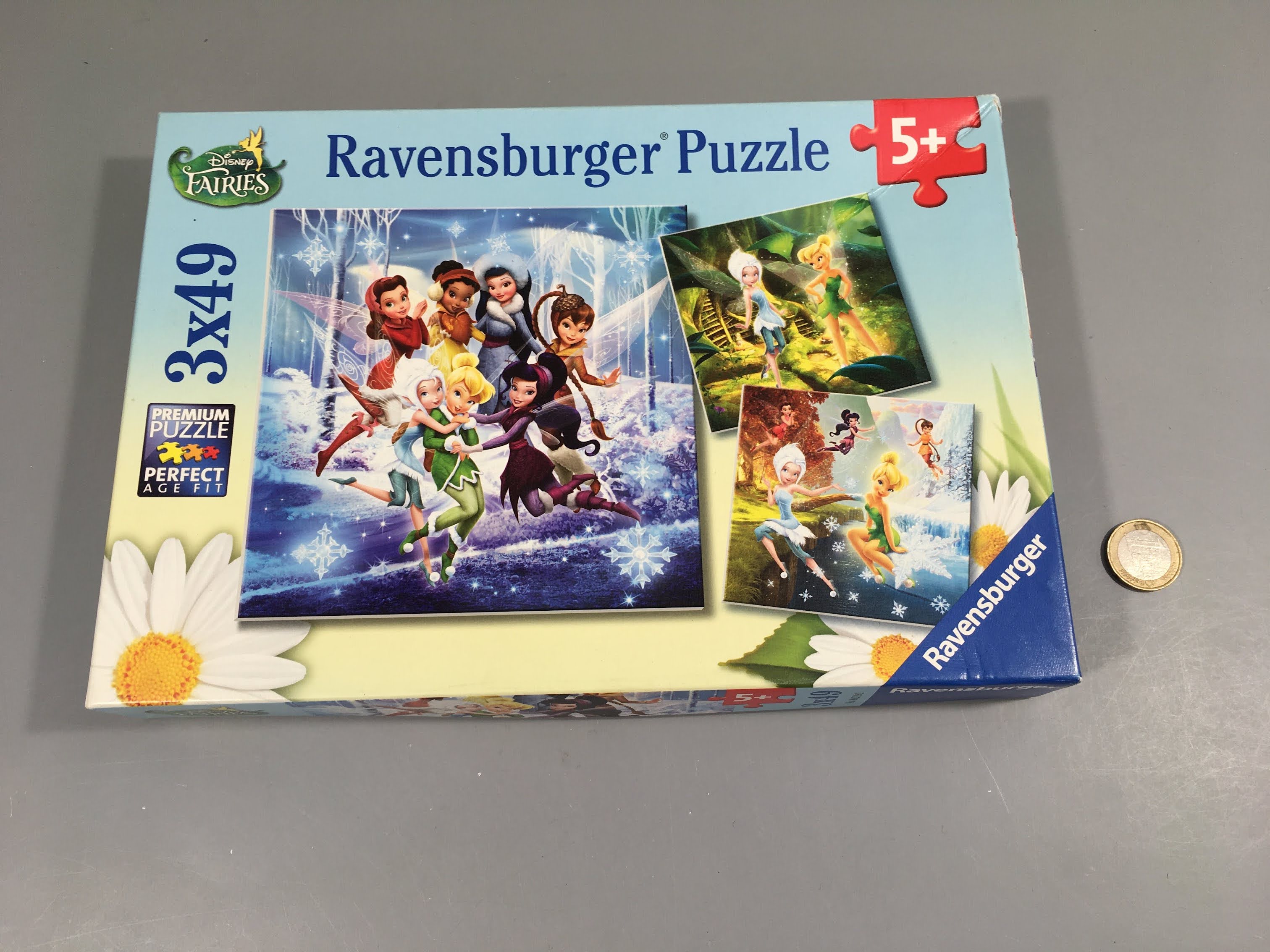 3 puzzles 49pcs fées, 5+