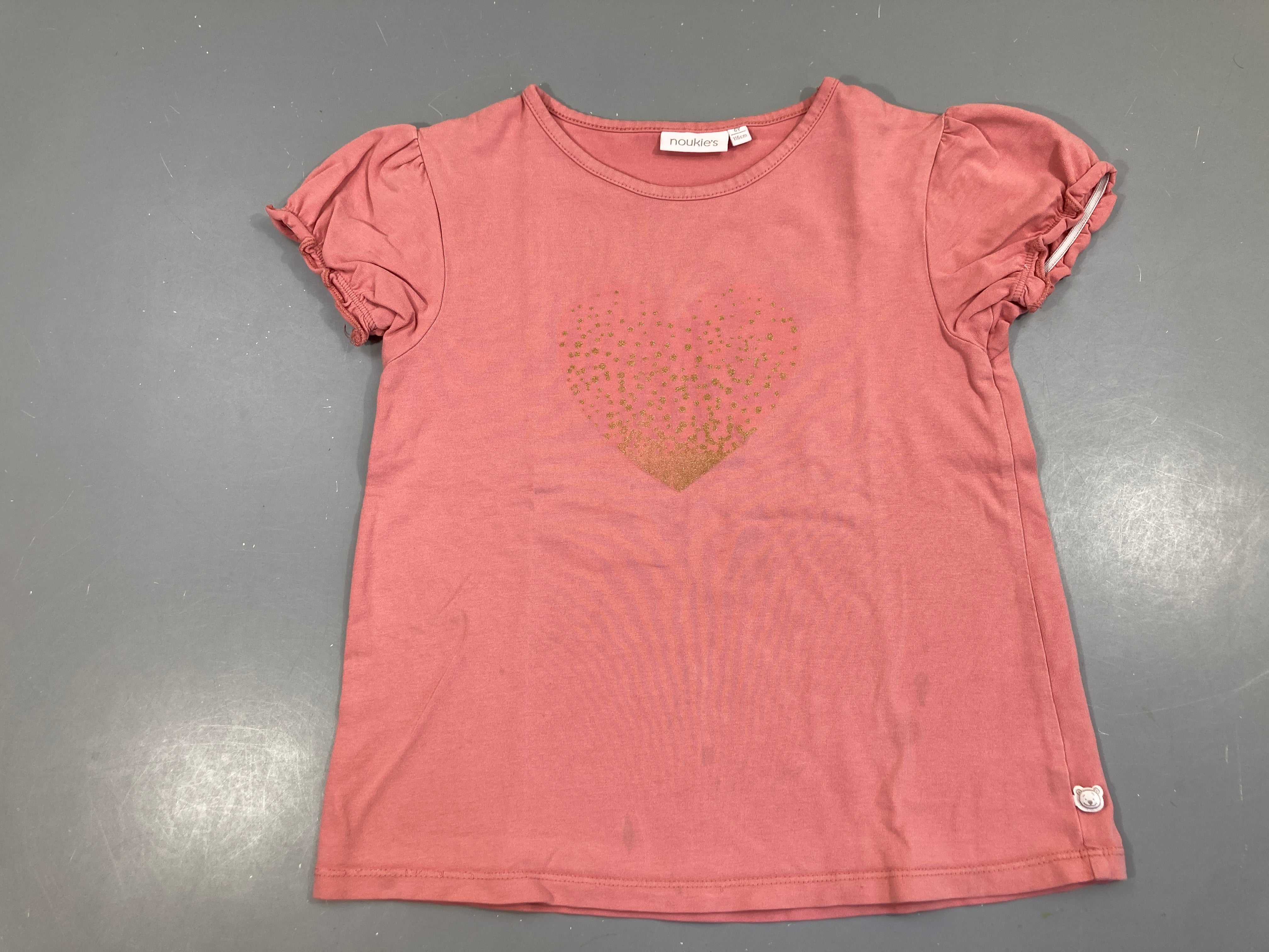 T-shirt m.c vieux rose