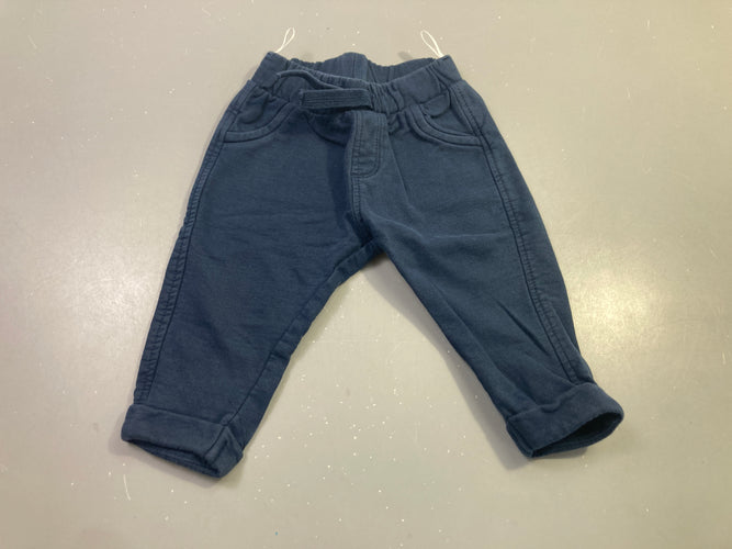 Pantalon mlt bleu marine à poches, moins cher chez Petit Kiwi